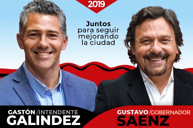 gaston galindez afiche con saenz
