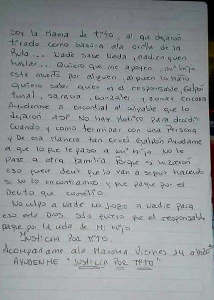 CARTA TITO