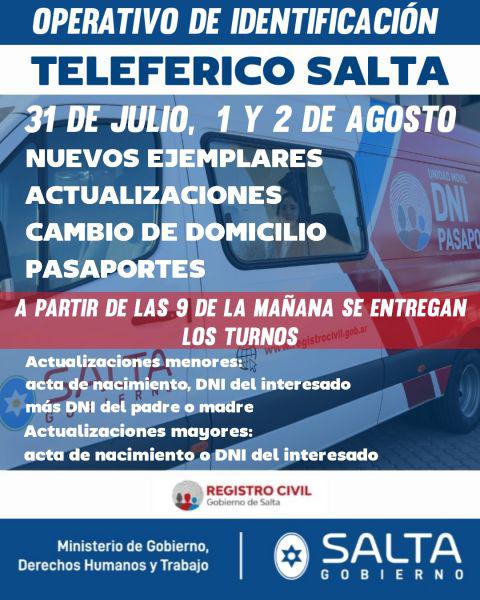 registro civil teleferico