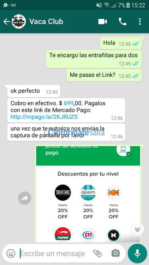 queja contra Vaca Club