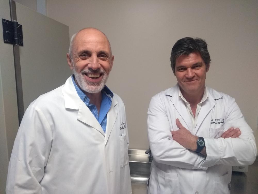 Gustavo Milone y Basilio Pertiné imac ips medula osea 