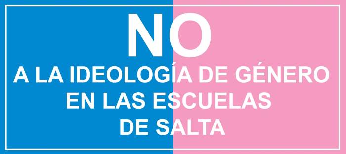 ideologia de genero - salta