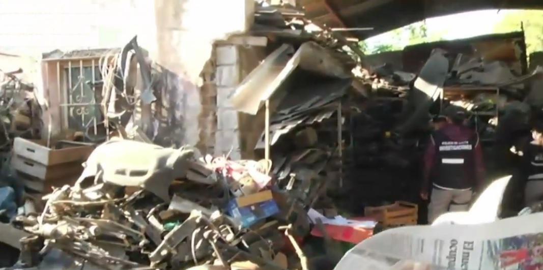 desarmadero allanado