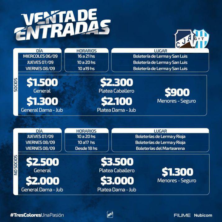 entradas CJA