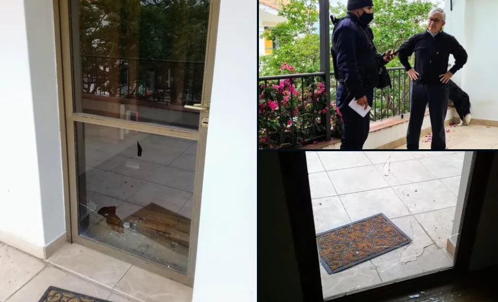 Martín Grande Vandalismo en su casa