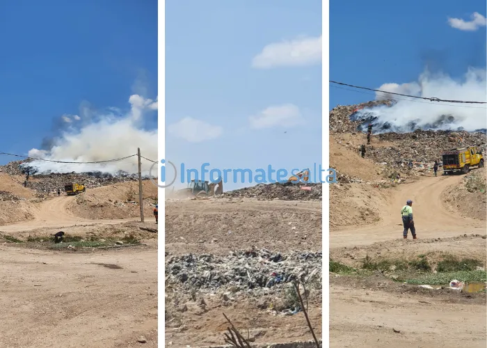 incendio en el vertedero San Javier2