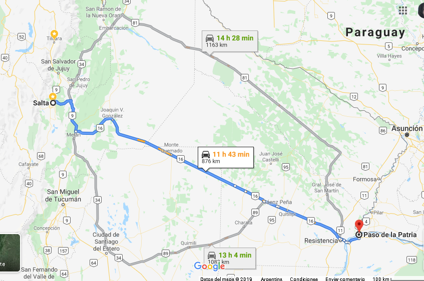 paso de la patria mapa