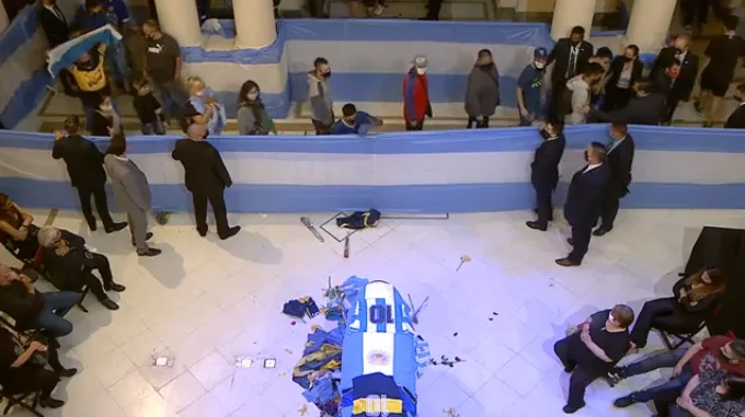 maradona velatorio