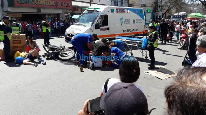 siniestro vial - av san martin e ituzaingo