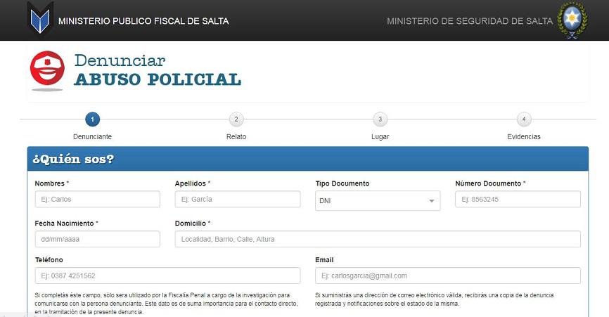 denuncias web