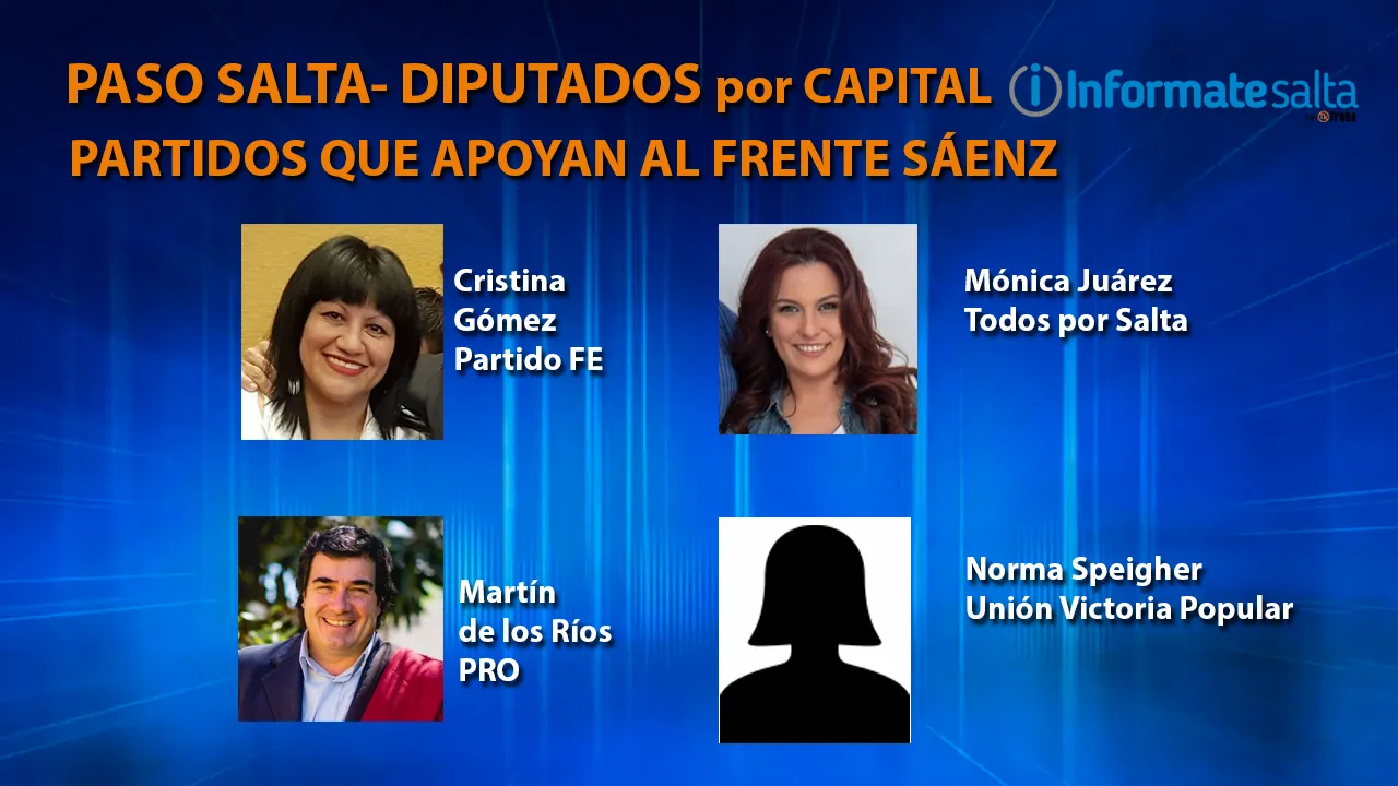 F SAENZ - Partidos que apoyan con un solo candidato 2