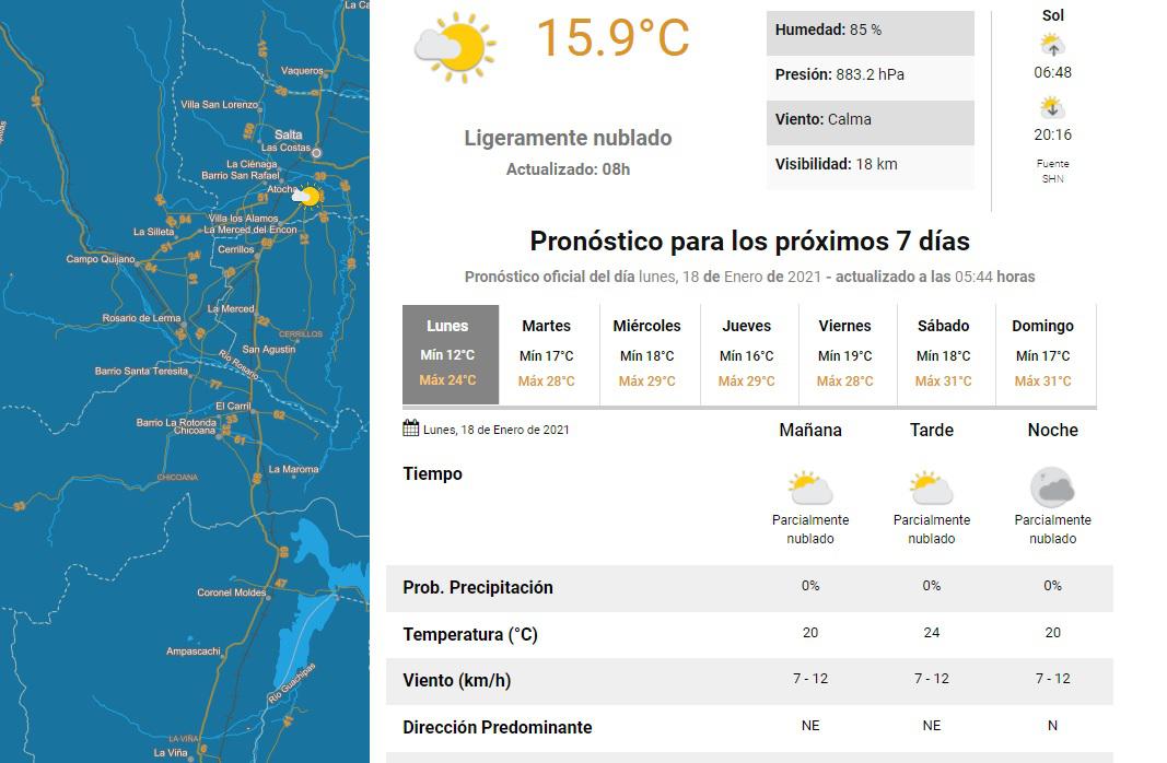 clima lunes 18
