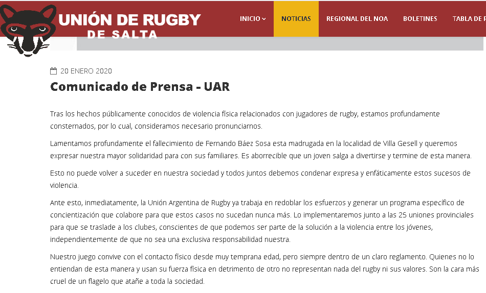 prensa union de rugby salta