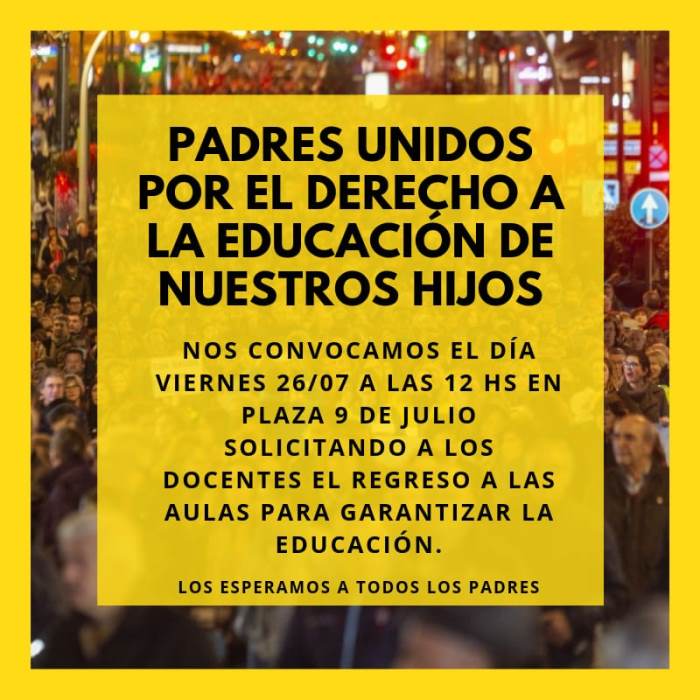 convocatoria padres paro