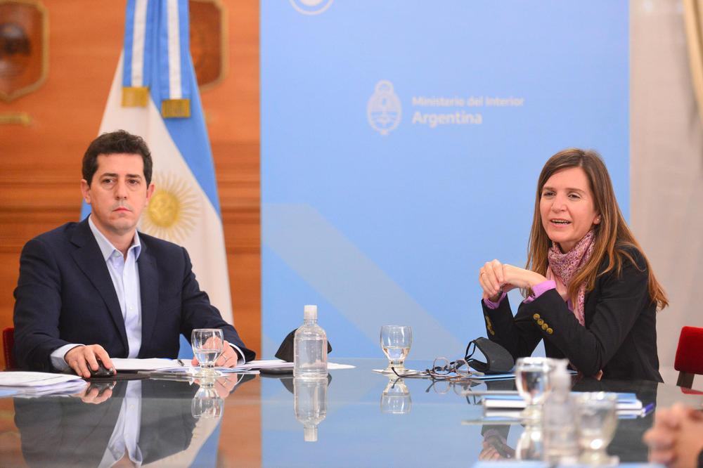 Fernanda Raverta y Eduardo de Pedro