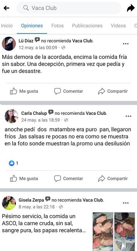 comentarios negativos