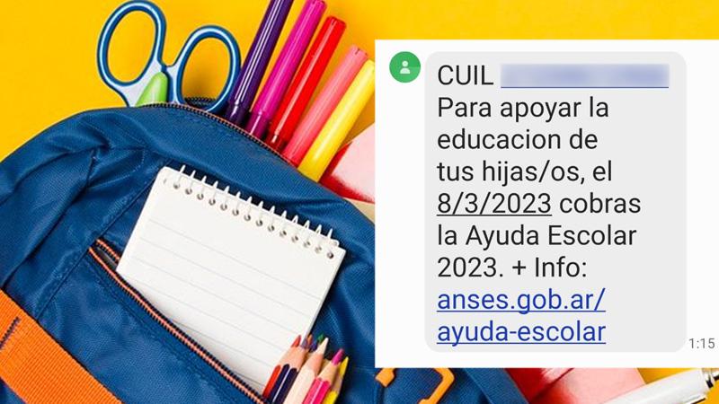 Pagan desde hoy la Ayuda Escolar Anual el monto y quiénes la cobran en