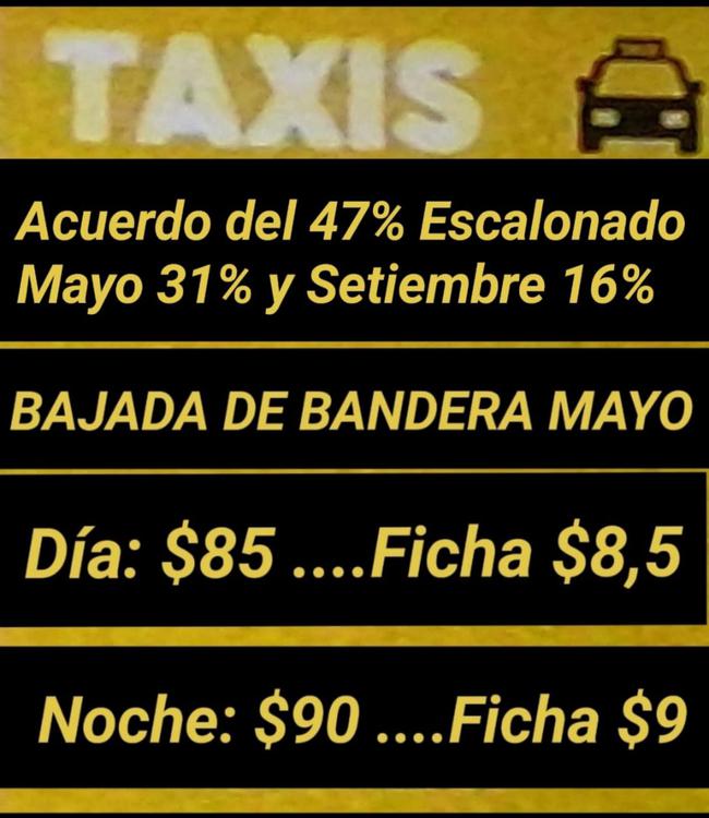 aumento taxis