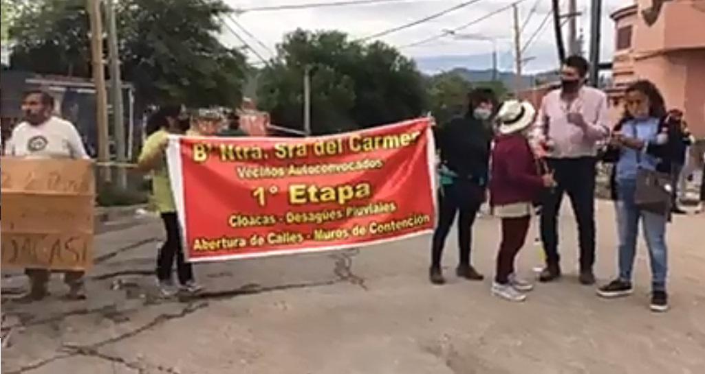 reclamos vecinos barrio el carmen corte 2