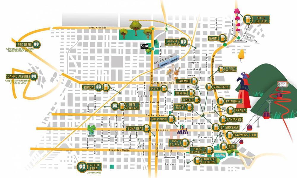 MAPA CERVECERO