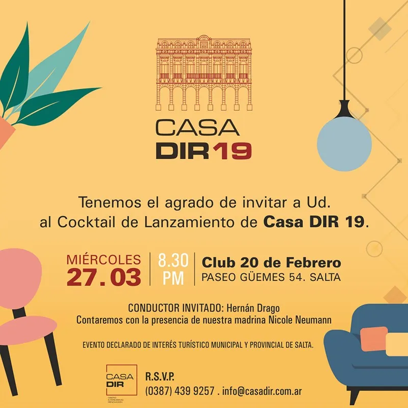 Cocktail Lanzamiento Casa Dir 19