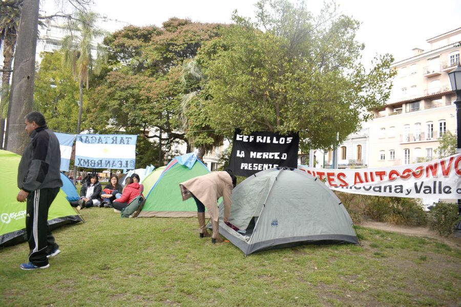 acampe plaza docentes