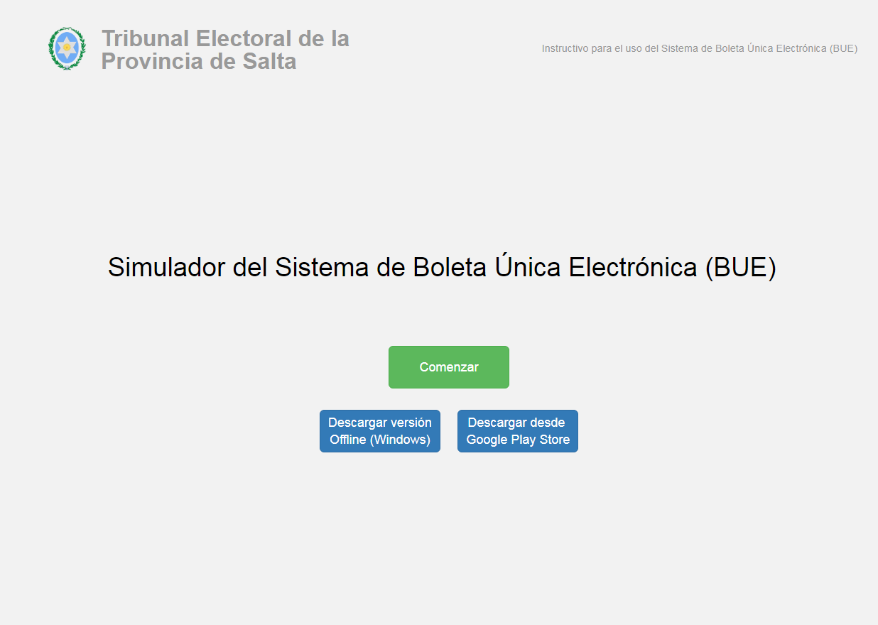 simulador de voto electrónico