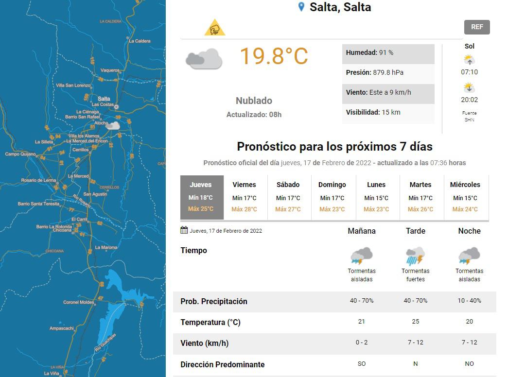 alerta jueves