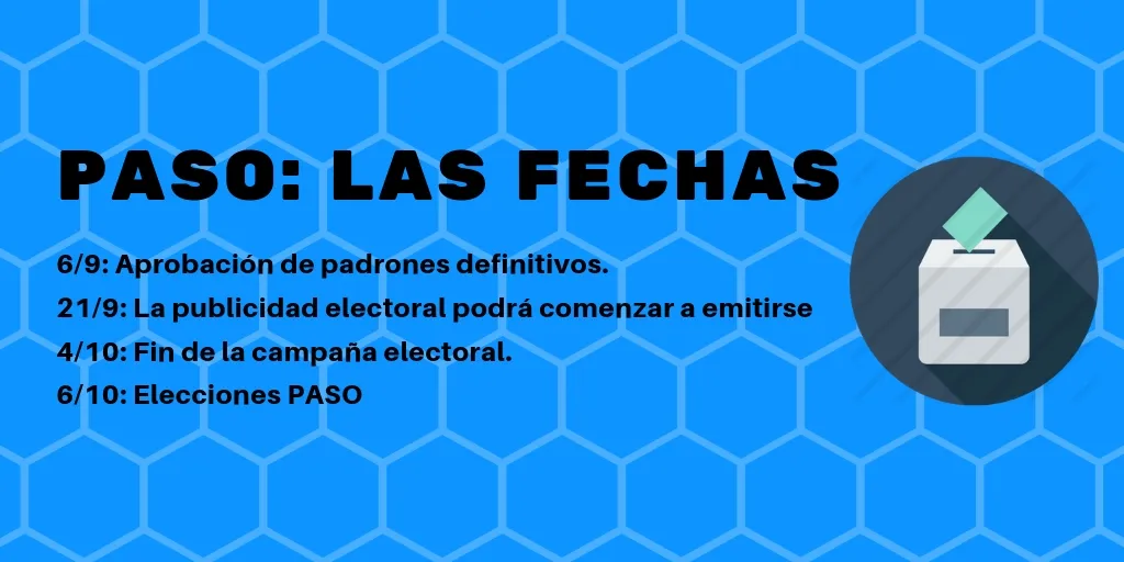 cronograma elecciones