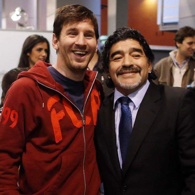 Messi y Maradona