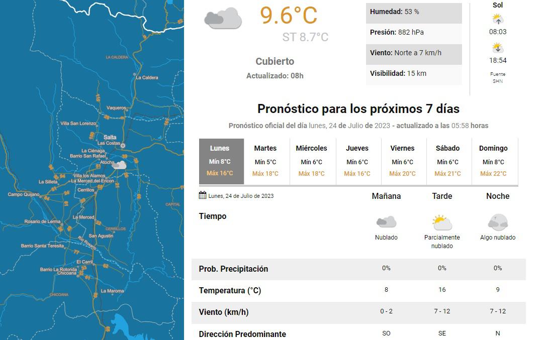 lunes 24 clima 2
