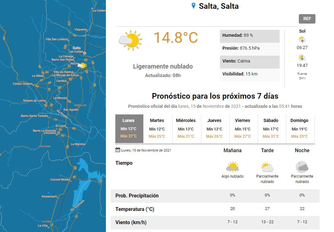 clima lunes 15