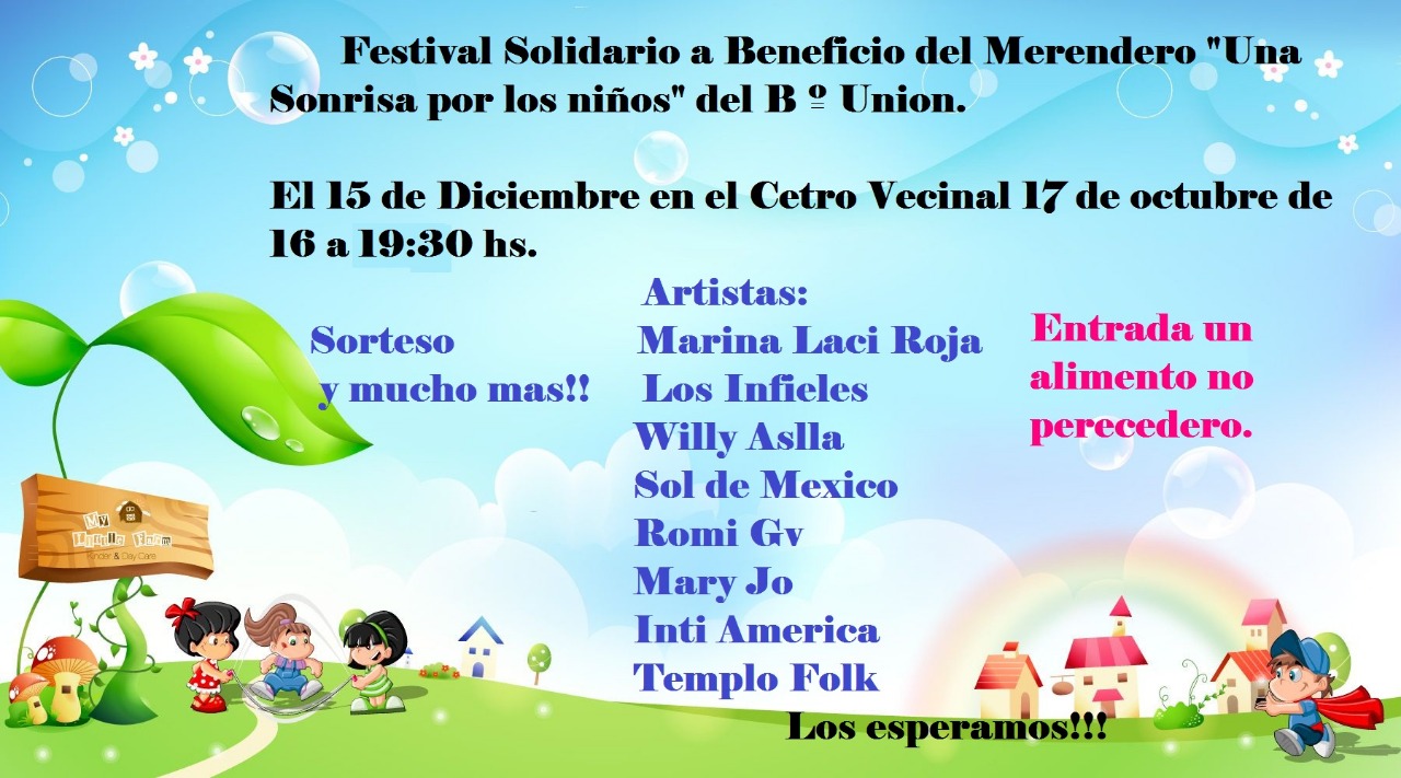 festival solidario merendero