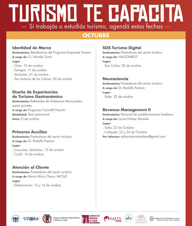 Capacitaciones - Octubre 2