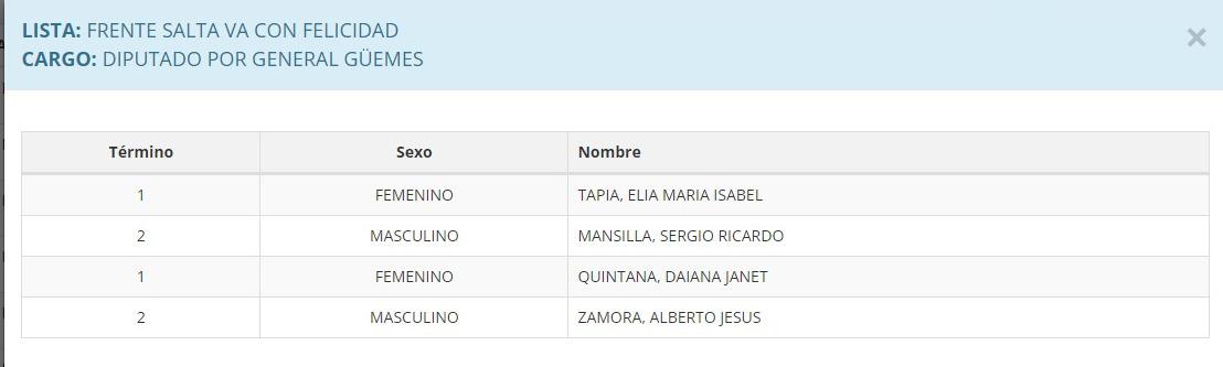 Salta va con Felicidad - Dip Guemes