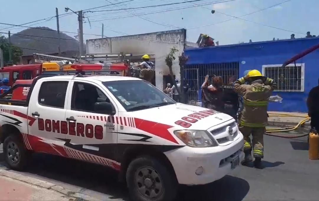 incendio en carpinteria