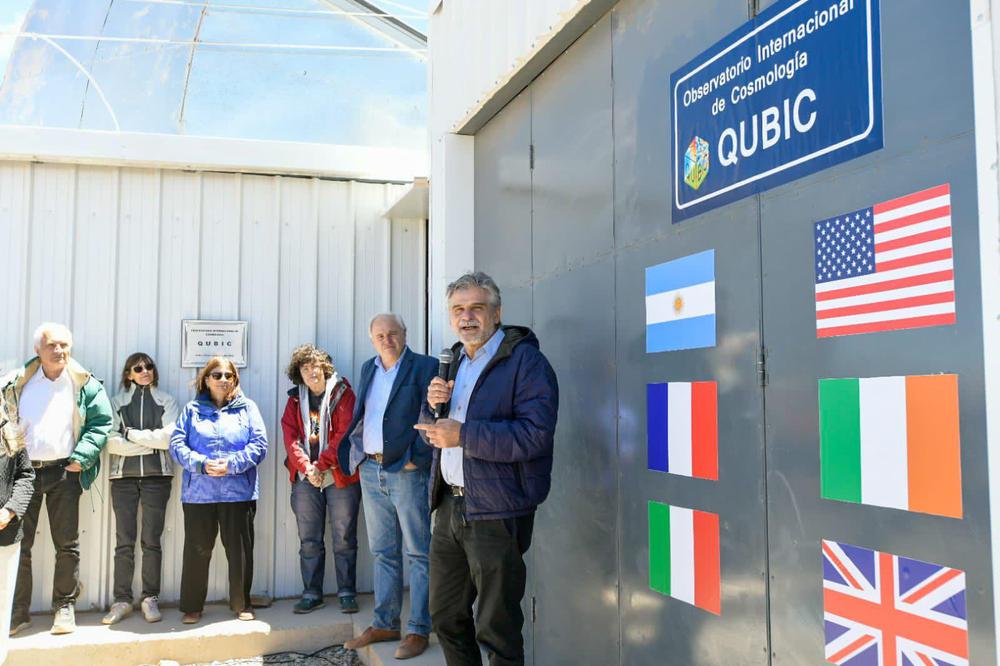 Filmus inauguró QUBIC_Filmus en el Observatorio