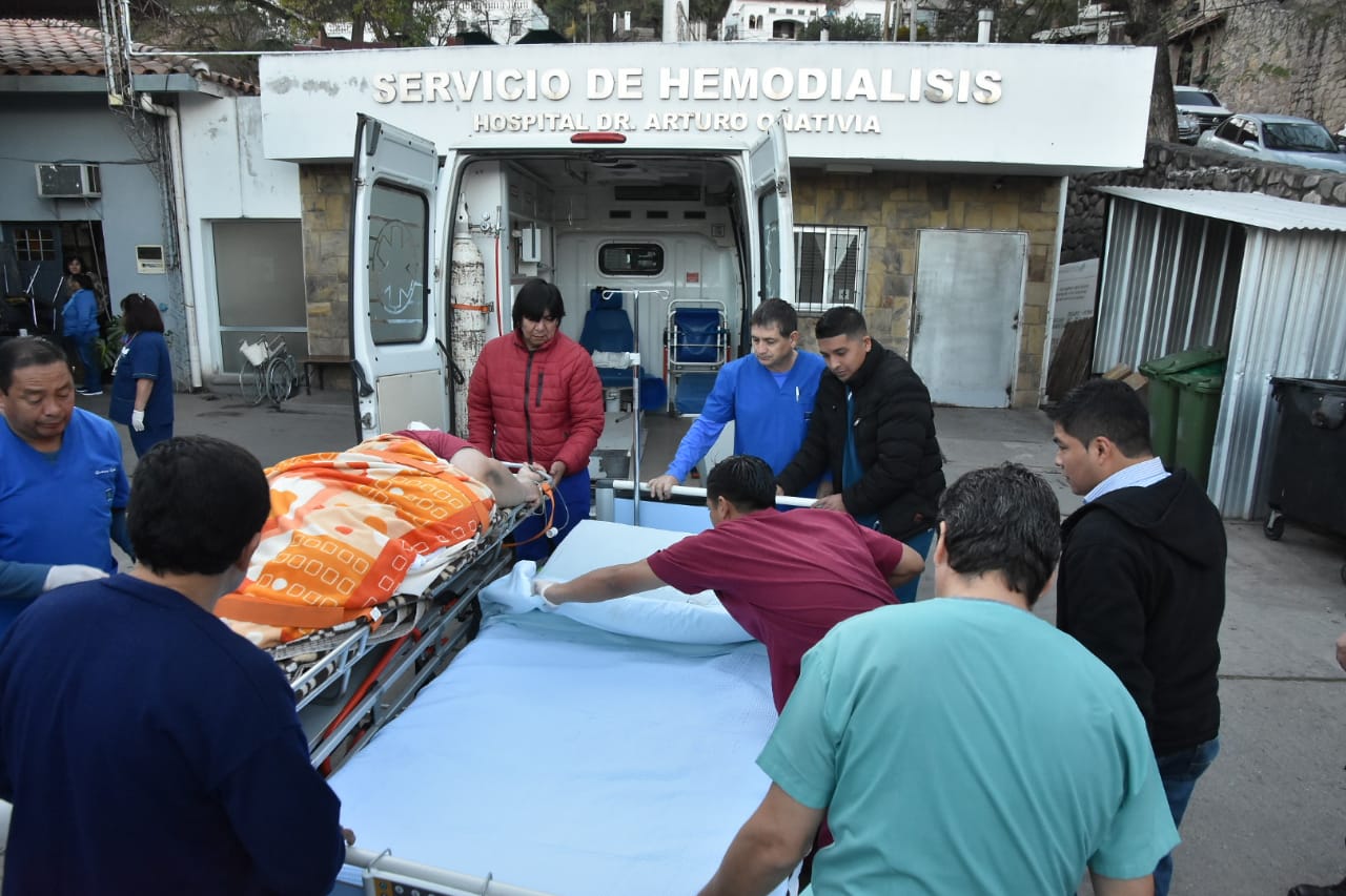 paciente obesa camilla