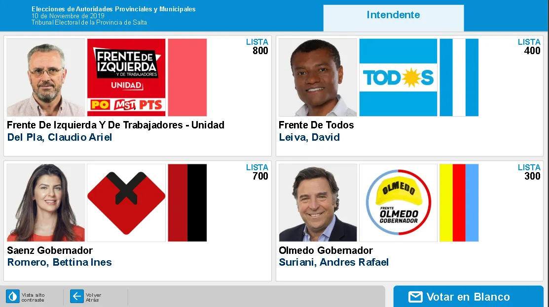 simuladro - intendente