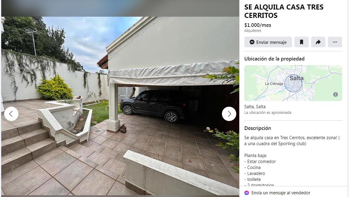 alquileres en dólares