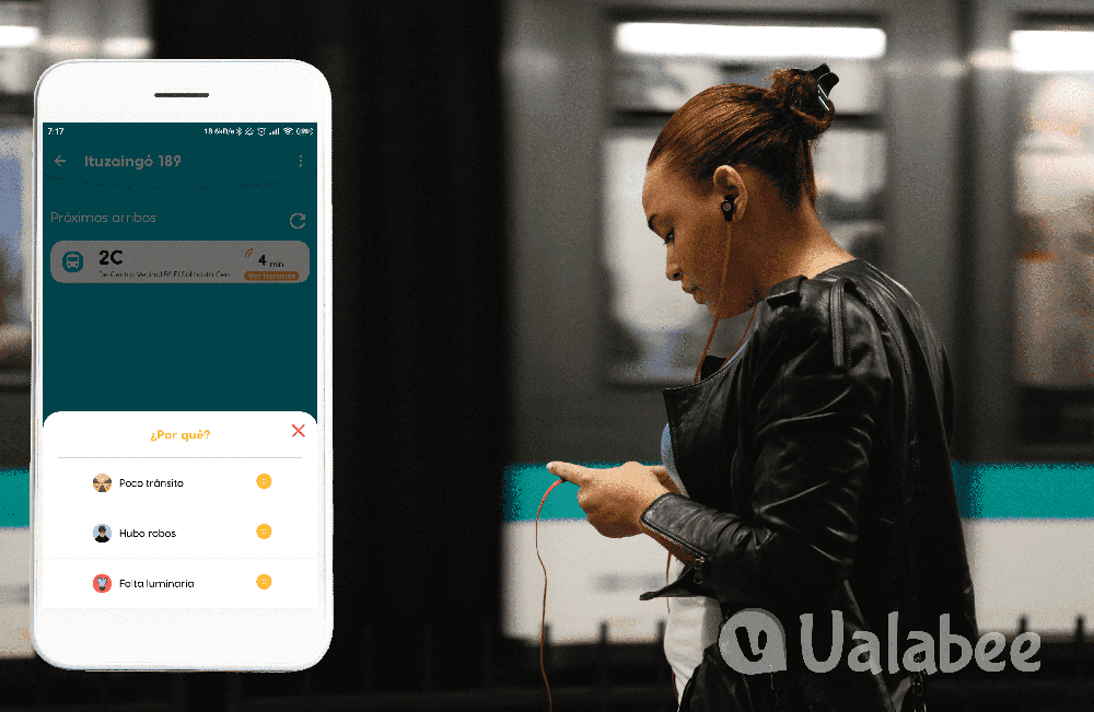 Ualabee - Paradas seguras