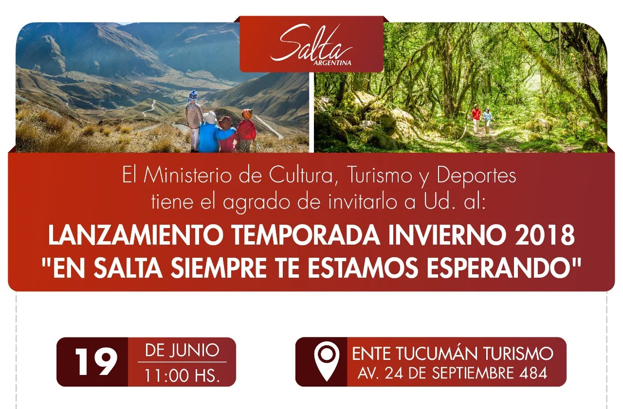 Salta presentará en Tucumán su oferta turística para las vacaciones de invierno