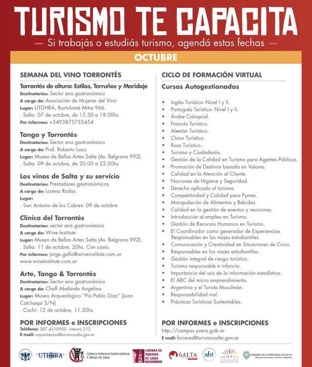 Capacitaciones - Octubre 1