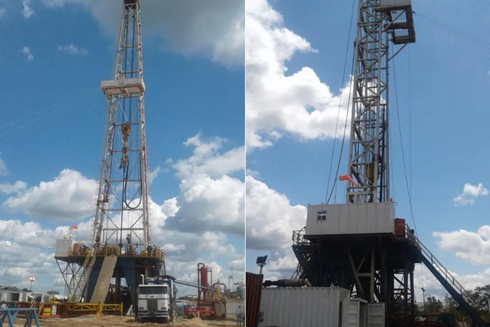 las breñas - pozo hidrocarburífero