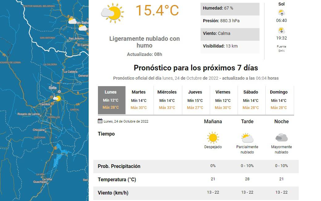 lunes 24 clima