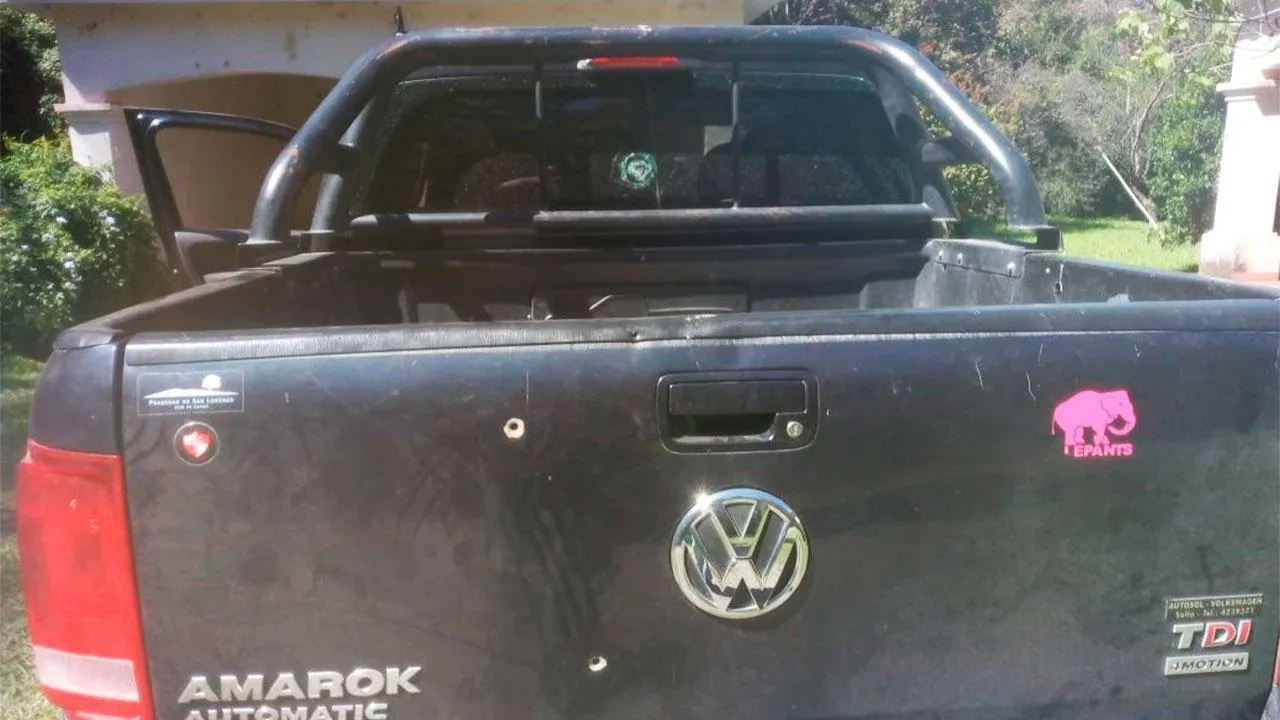 camioneta baleada galleti