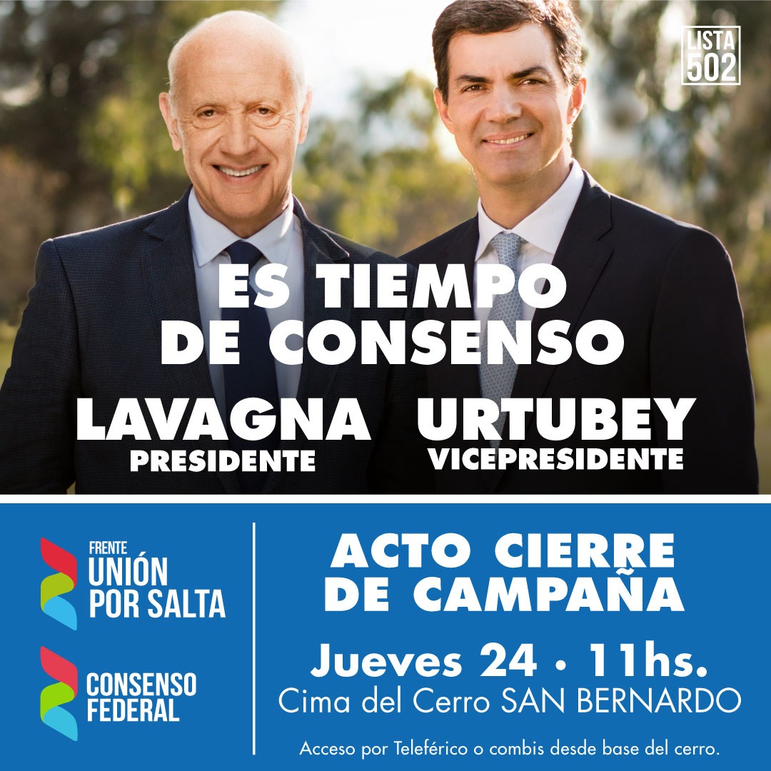 lavagna - urtubey - cierre - san bernardo