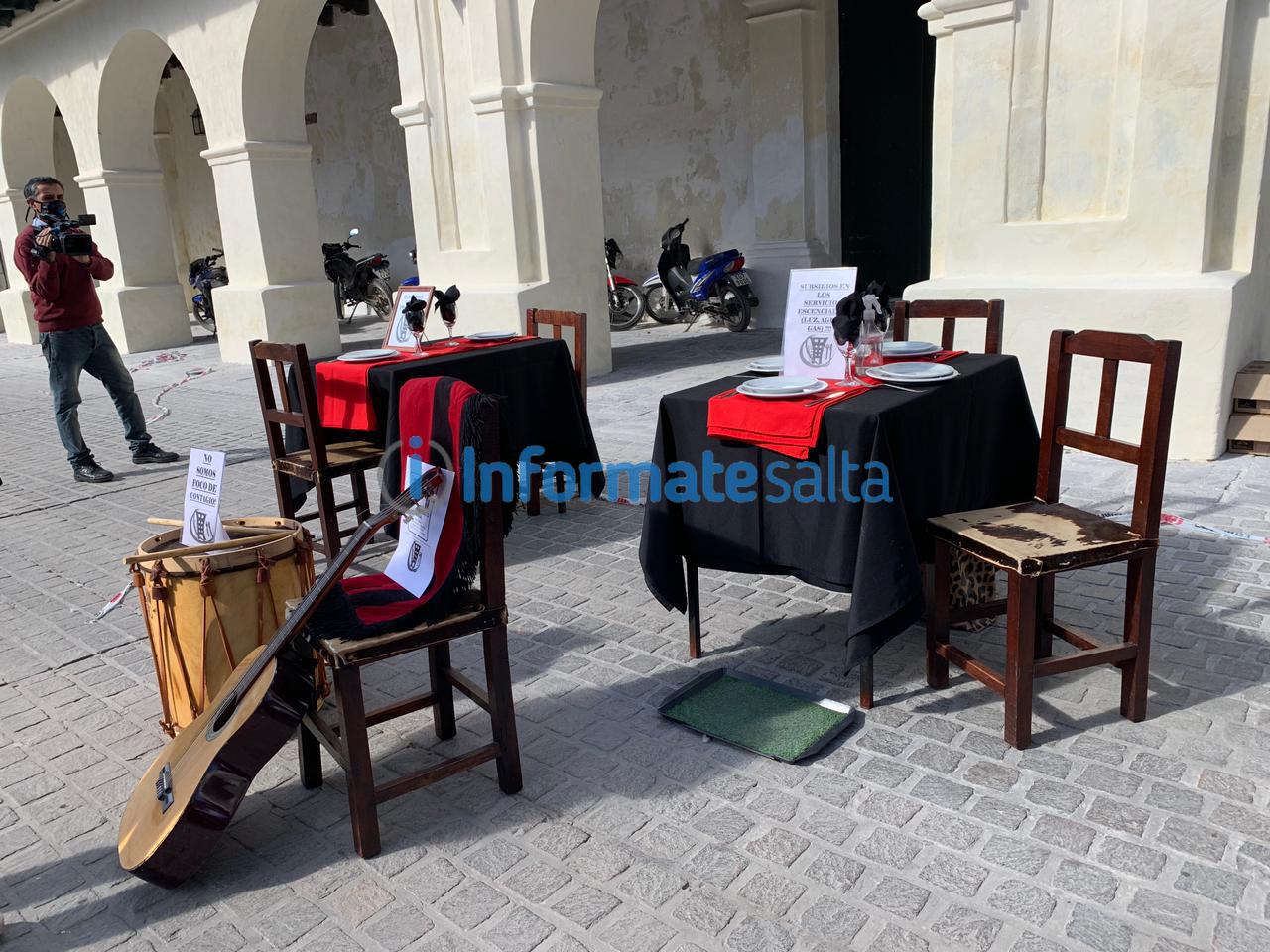 protesta gastronomia hoteleros