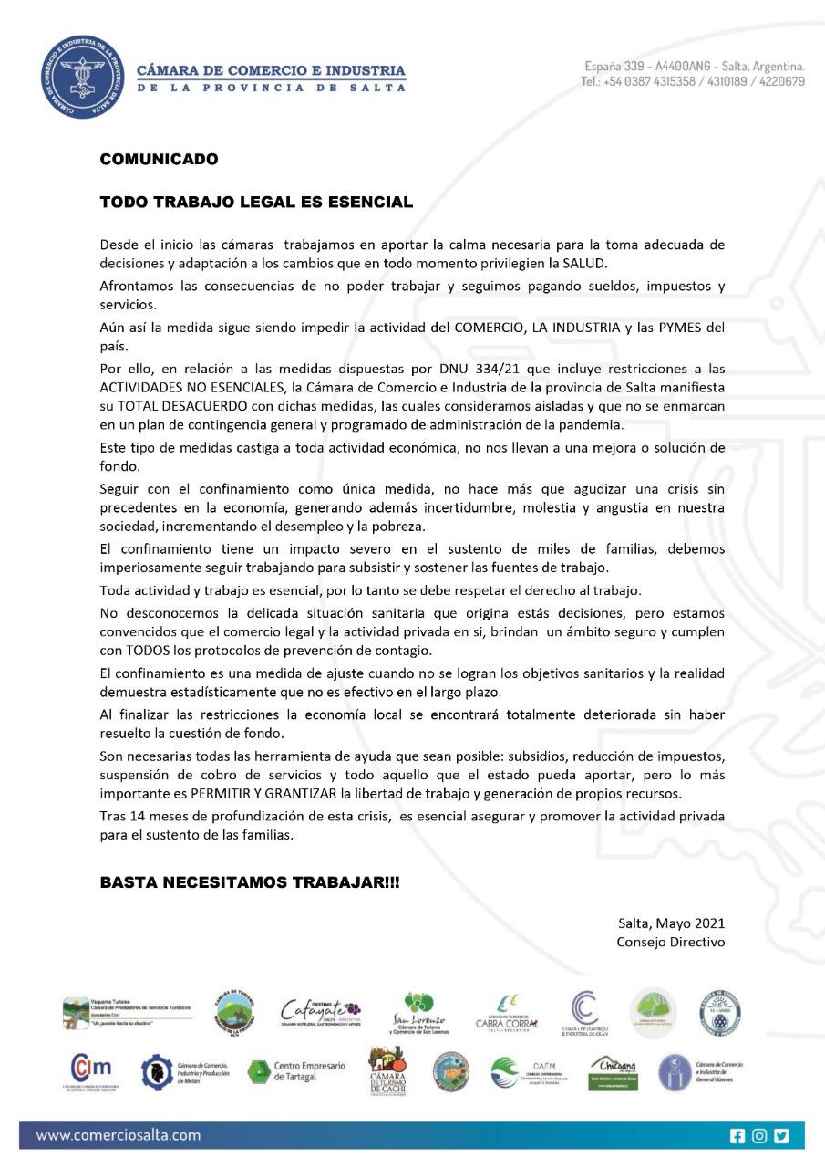 camara comercio comunicado confinamiento camara comercio comunicado confinamiento