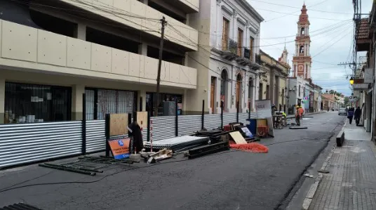 obras en calle dean funes 2